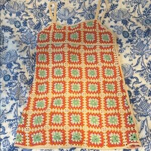 Zara Colorful Crochet Dress